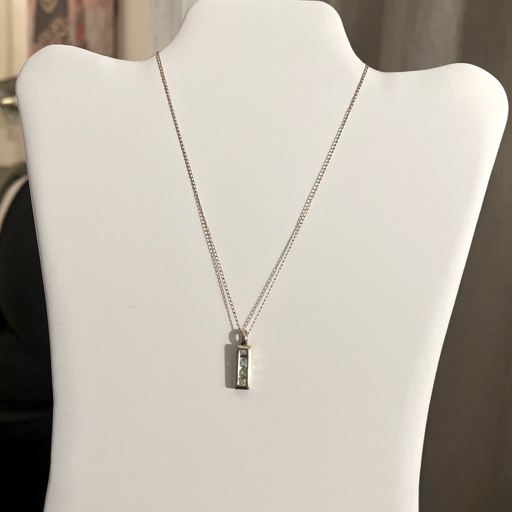 🎆 3 for $20 🎆   Silvertone gemstone necklace